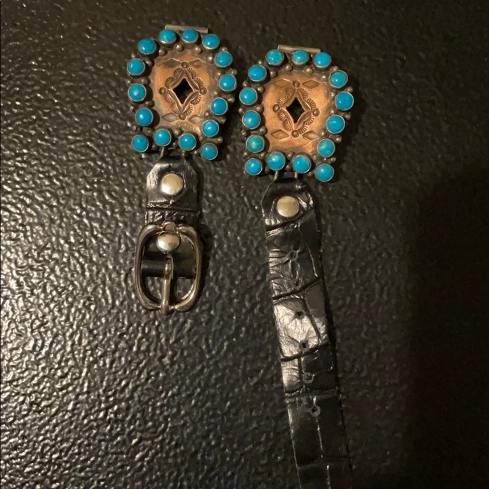 Authentic turquoise/copper Iwatch band